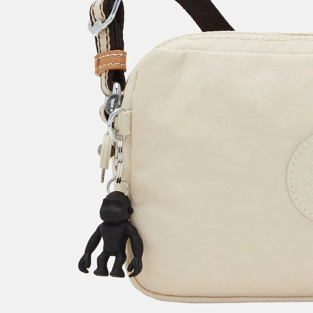 Kipling Milda crossbody tas light sand bij Duifhuizen